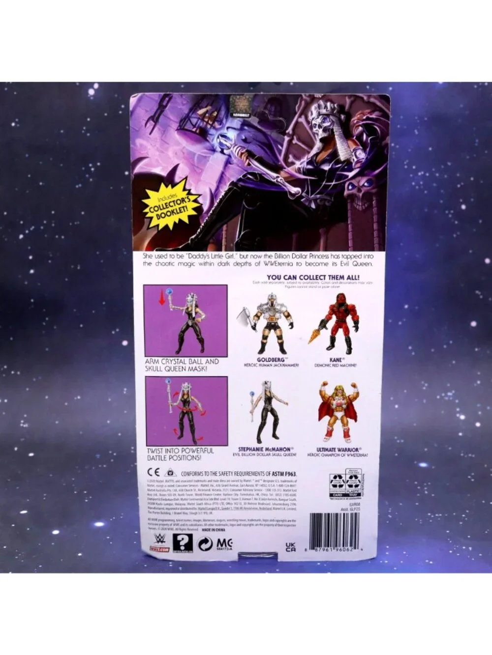 WWE Masters Of The Universe Stephanie McMahon Evil Billion Dollar Skull Queen b